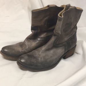 Frye grey booties